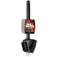 Warm or Hot Clean to 350°F, 3-in-1 SuperSize Black BBQ Grill Brush with Scrubber & Scraper (No Harmful Wire Bristles)