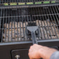 Warm or Hot Clean to 350°F, 3-in-1 SuperSize Black BBQ Grill Brush with Scrubber & Scraper (No Harmful Wire Bristles)